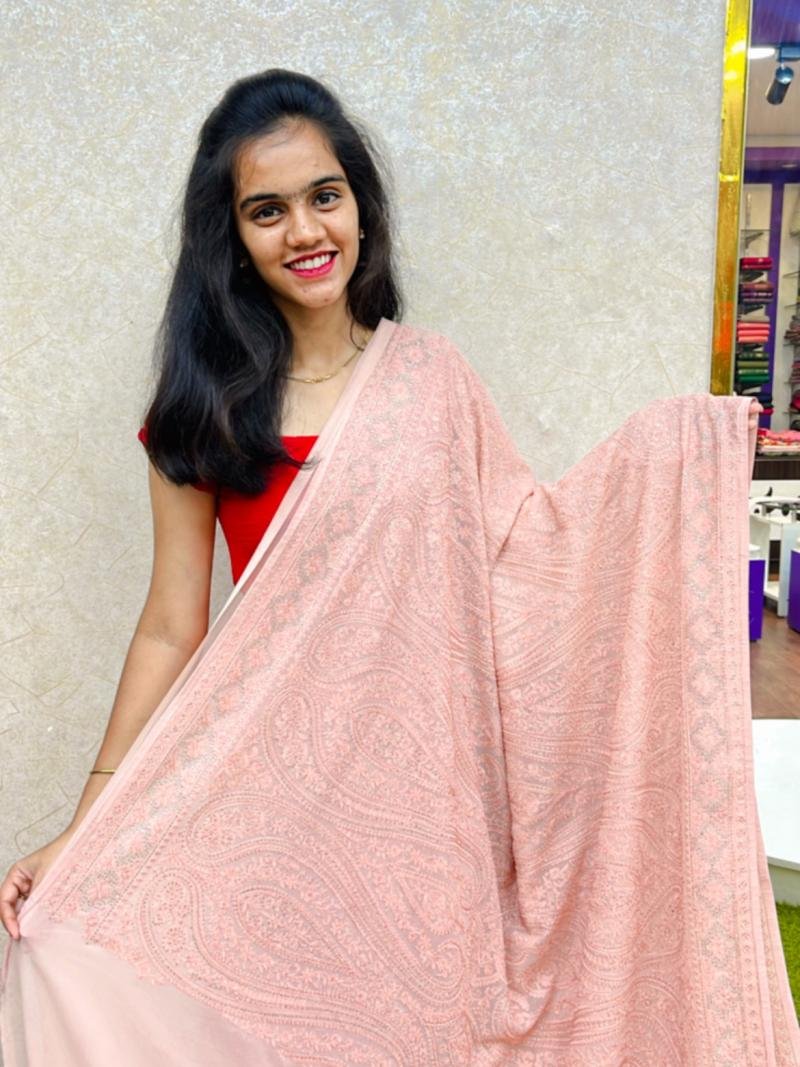 CHICKENKARI WORK SAREE